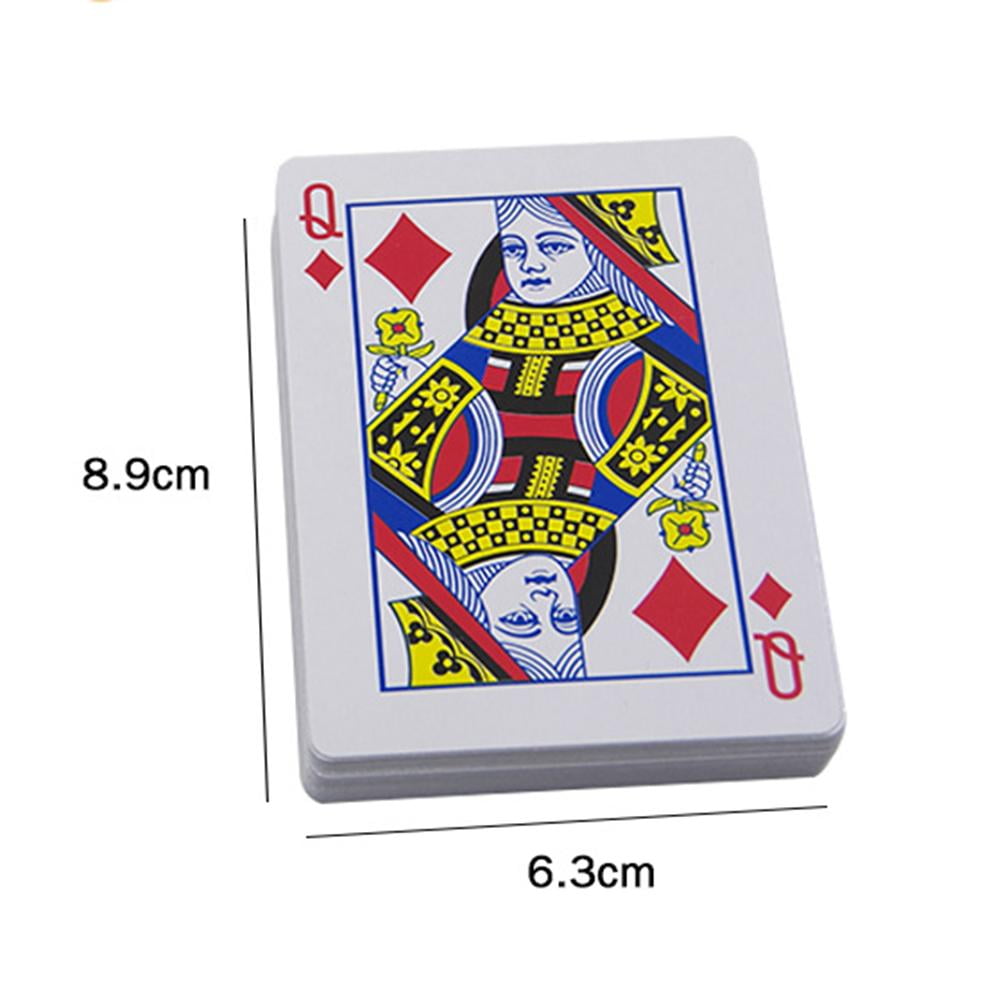 1set Magic Playing Cards Poker Game Paper Card for Gimmick Props Kids Toys NE 