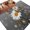 Gray, variant on Daisy Butterfly Area Rugs 2.7'x5', Washable Small Throw Rugs for Kitchen Bedroom, Spring Floral Teal Butterflies Modern Art Indoor Outdoor Rug Non-Slip Low Pile Carpet Runner Reversible Floor Mats