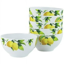 Reston Lloyd 73419 6pc Melamine Bowl Set Fresh Lemons