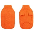 thumbnail image 3 of Queenmore Suéter para perro pequeño, ropa de punto para clima frío, cuello alto clásico, ropa gruesa y cálida para chihuahua, bulldog, perro salchicha, pug, yorkie (verde, pequeño), 3 of 5