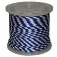 thumbnail image 1 of T.W. Evans Cordage 98322 .375 in. x 300 ft. Solid Braid Propylene Multifilament Derby Rope in Blue and White, 1 of 3