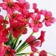 thumbnail image 4 of Viworld 6 Bundles Artificial Flowers for Outdoors, Fake Flowers in Bulk Plastic Plants UV Resistant Faux Greenery Boxwood for Hanging Planters Vase Indoor Outside Decorations (Rose Red), 4 of 8