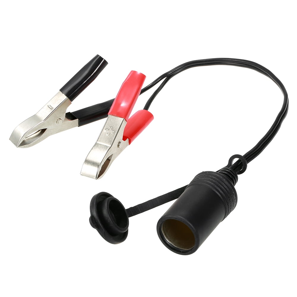 42v Car Battery Terminal Clip On Cigarette Lighter Power Socket Car Cigarette Lighter Socket Adaptor Walmart Com
