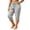 *Gray, variant on VBVC Women's Plus Drawstring Loose Capri Joggers , Casual Summer Stretchy Pants For Women , Ladies' Comfy Adjustable Hem Crop Trousers with Pockets, Black , XL-5XL