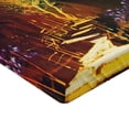 thumbnail image 2 of Ambesonne Scenery Fitted Sheet, Imaginary Forest View, Full Size, Orange Brown, 2 of 3