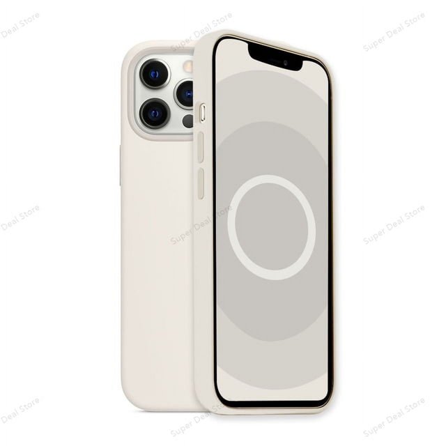 Official Liquid Silicone Case For iPhone 12 Pro Max 12 Mini With Magsafe Case Wireless Charging Drop Protect Cover