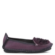 Spring Step LArtiste Dezi Hand-Painted Ballet Flats with Leather Flower