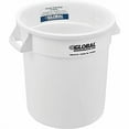 thumbnail image 2 of Global Industrial Plastic Trash Can - 10 Gallon White, 2 of 7