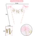 thumbnail image 2 of Pink Bow Ribbon Cake Topper - Bow Birthday Cake Topper,Coquette Themed Party Supplies,She's Tying The Knot,Bow 1st Birthday Cake Smash, 2 of 4
