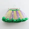 thumbnail image 5 of uublik Girls Skirt Green with Shorts Tutu Dress Up Clothes Tulle Skirt for Birthday Princess Costume Party Size 3T-8, 5 of 5