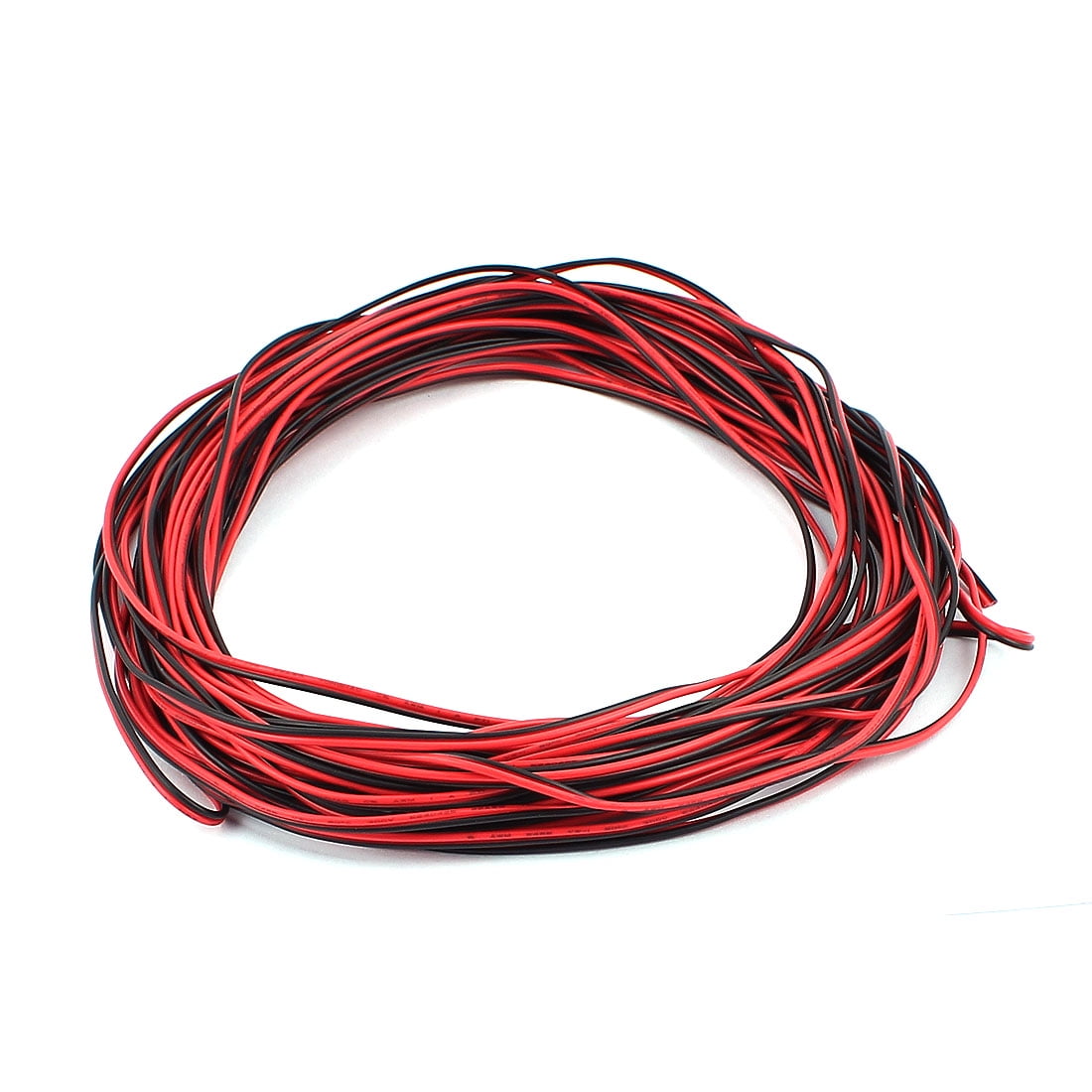 300V 22AWG 0.3mm2 49Ft 2 Strand PVC Electronic WIre Gauge Wires ...