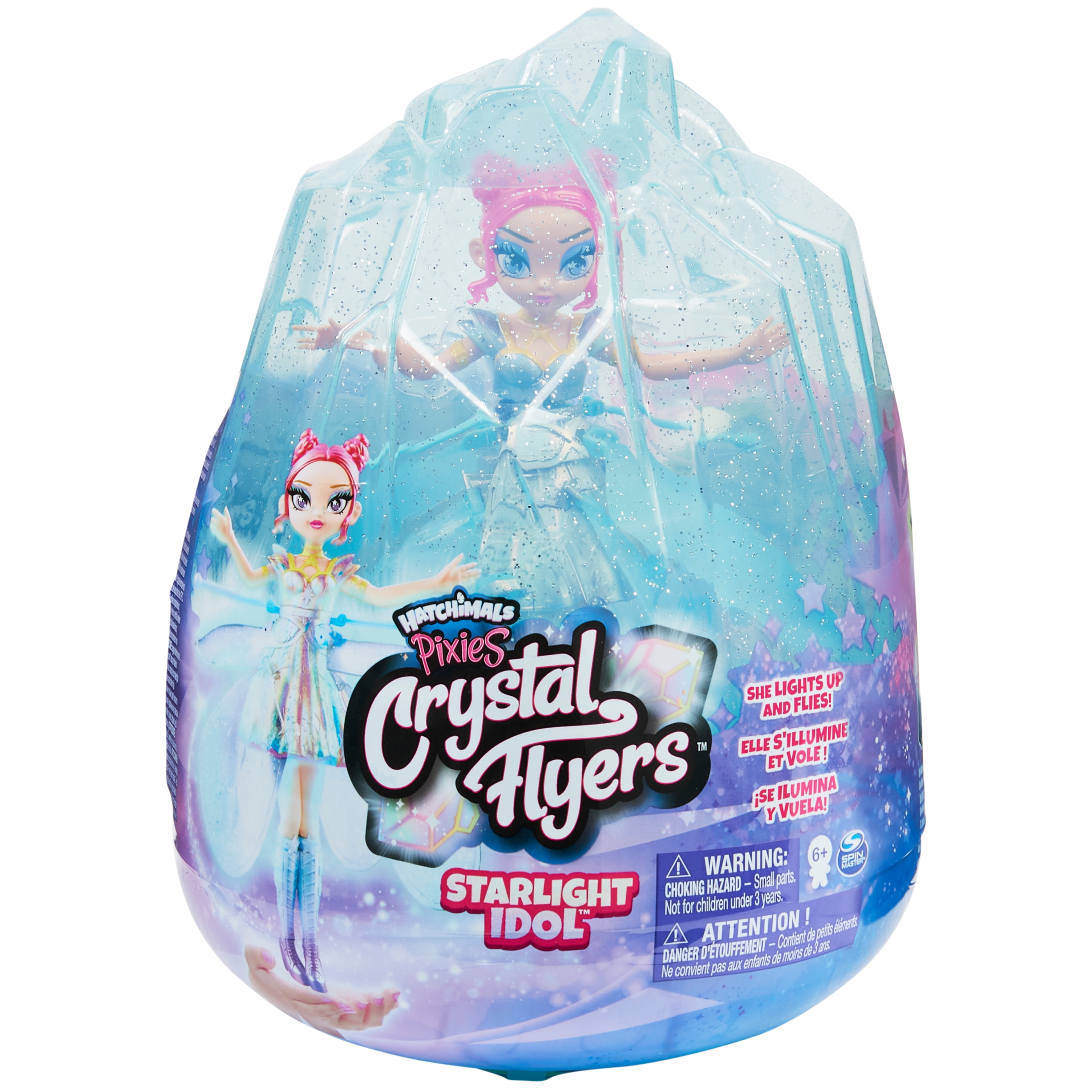 Hatchimals Pixies Crystal Flyers Starlight Idol Magical Flying Pixie Toy with... 
