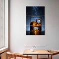 thumbnail image 2 of Elephant Stock Cool Whiskey Wall Art - Vertical Multi Panel Canvas - Dining Room Wall Decor - Food And Drink Multi Panel - Blue And Brown Decor - 36" x 57", 2 of 4