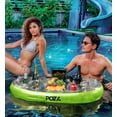 thumbnail image 2 of Flotador Refrigerador Inflable POZA Lujo Verde Dorado 39x23 cm, 2 of 7