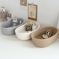 Small Woven Baskets Empty Tiny Storage Baskets Mini Cotton Rope Baskets