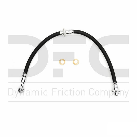 Front Dynamic Friction Company Brake Line Hose 350-67015 For 1982-1986 Nissan Stanza, 1985-1988 Chevrolet Sprint, 1985-1988 Suzuki Forsa