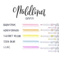 thumbnail image 5 of Zebra Pen Mildliner Dual Tip Highlighter Set Broad and Fine Point Assorted Gentle Ink 5 Pack 78705, 5 of 7