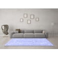 thumbnail image 3 of Ahgly Company Indoor Square Persian Blue Traditional Area Rugs, 7' Square, 3 of 4