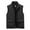 Black, variant on IROINNID Men's Sleeveless V-Neck Short Vest Solid Color Leisure Thin Workwear Vest Stand Collar Jacket Tank Tops
