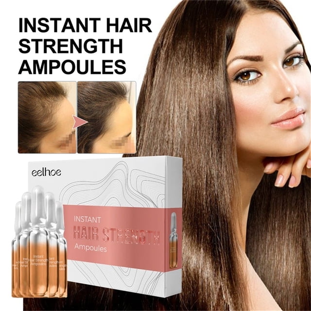 Fiudx Ampollas para El Cuidado Capilar Instantáneo, Suero Nutritivo En Frasco de Vidrio, Fórmula Fortalecedora Del Cuero Cabelludo, Tratamiento para La Prevención de La Caída Del Cabello, Ritual Diar