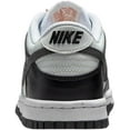 thumbnail image 3 of Big Kid's Nike Dunk Low Black/Medium Ash-Light Silver (FN7784 001) - 7, 3 of 5