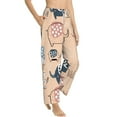 thumbnail image 2 of Bingfone Pajamas For Women,Cute Ink Drawn Elephants Pajama Pants With Pockets-Small, 2 of 9