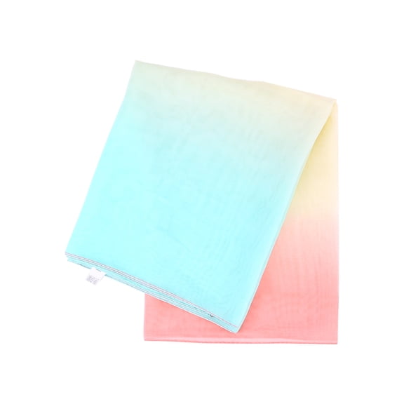 ORDDIART 1Pack Neck Scarves For Women Lightweight Chiffon Shawl Sky-Blue Elegant Design 65.0x19.7in