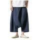 thumbnail image 1 of Pantalones cortos de algodón para hombre: largo hasta la rodilla, pierna ancha, color liso, ropa de diario para primavera/verano., 1 of 8