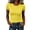 Yellow#95, variant on Jinhomg Womens Cotton T Shirts Crewneck Short Sleeve Slim Fit Basic Tee Fashion Y2k Casual Summer Tops Gray S