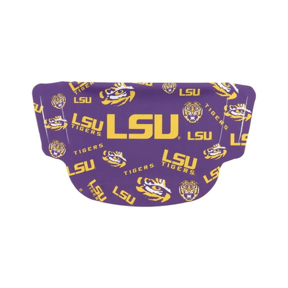 NCAA Louisiana State University Dot Face Mask, os, Yellow