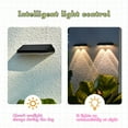 thumbnail image 5 of Solar Fence Lights Outdoor 2 Pack, RGB Solar Lights for Outside Backyard, Patio, Deck Fence, Stair Handrail, Pool and Wall, 5 of 13