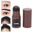 thumbnail image 4 of Eyebrow Stamping Kit, 2 Brushes Waterproof Eyebrow  Stencil Kit Time Saving Beautiful  For Shadow Makeup For Female Dark Brown, 4 of 8