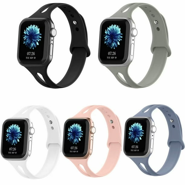 WASPO - Compatible with Apple iWatch Series 5 4 3 2 1 38mm 40mm Smartwatch Replacement