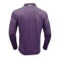 thumbnail image 5 of Siilsaa Men's Quarter Zip Up Pullover Slim Fit Lightweight Mock Neck Long Sleeve Sweaters Purple,L, 5 of 5