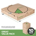 thumbnail image 2 of 10 Pack Recycled Kraft 12x12 Pizza Boxes with Built-In Plates and Convertible Storage Container – Heavy Duty 12 Inch Boxes for Small Personal Pizzas, Eco Friendly, Stock Your Home, 2 of 7