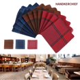 thumbnail image 1 of 12x Mens Handkerchiefs Lot Set Handkerchief Hanky Cotton Assorted Pocket Square, 1 of 11