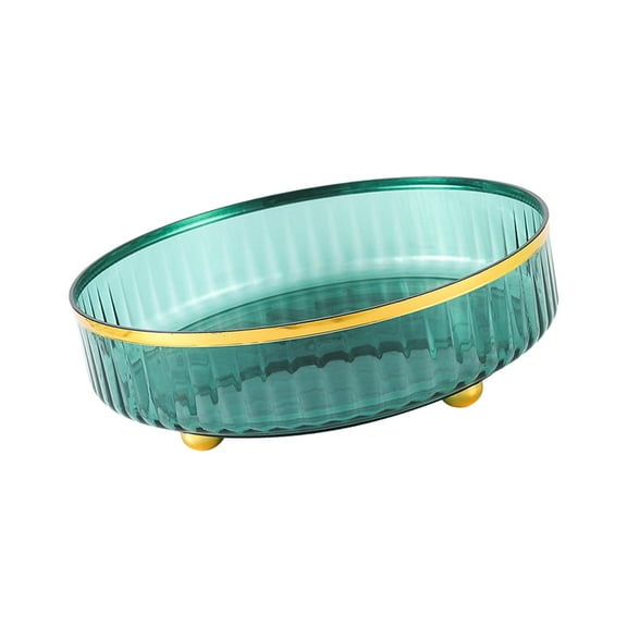 Spice Rack Vanity Tray Luxury for Dressers Kitchen Cupboard Green