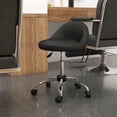 thumbnail image 2 of HOMCOM Salon Stool Adjustable Swivel Massage Spa Beauty Stool Black, 2 of 10