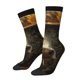thumbnail image 1 of Balery Sunflower Cowboy Hat Cow Calcetas Largas con Estampado para Hombre y Mujer – Suaves y Transpirables, Talla Única (US 5-11), 1 of 6