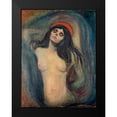 thumbnail image 2 of Munch, Edvard 19x24 Black Modern Framed Museum Art Print Titled - Madonna, 1894, 2 of 5