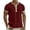 Mens Shirts Wine, variant on Mens Cotton Linen Summer Tops, Short Sleeve Shirts for Men Big and Tall Casual Vintage Solid Color Button Up Crewneck T-Shirts