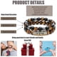 thumbnail image 2 of Women Men Hematite Obsidian Tiger Eye Beaded Comfortable Bracelet Lightweight Adjustable Agate Bracelets Set Gift, 2 of 3