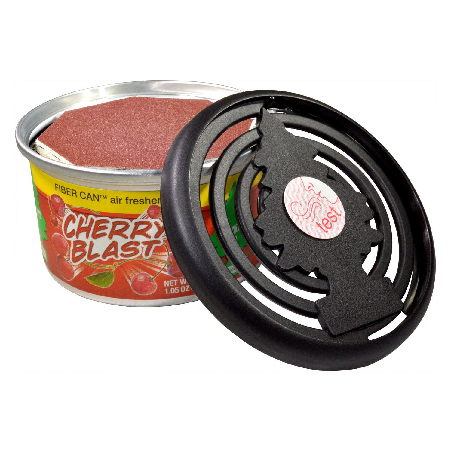 Little Trees Cherry Blast Scented Fiber Can Air Freshener for Home & Car 6 PACK!