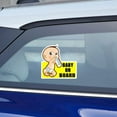 thumbnail image 4 of Baby On Board Sticker Kids Safety Reflective Vehicle Car Signs Self-Adhesive Warning Sticker for Driver 1-random delivery, 4 of 6