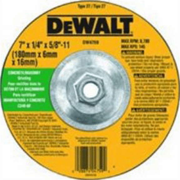 DeWalt 9"X1/4X5/8-11MET