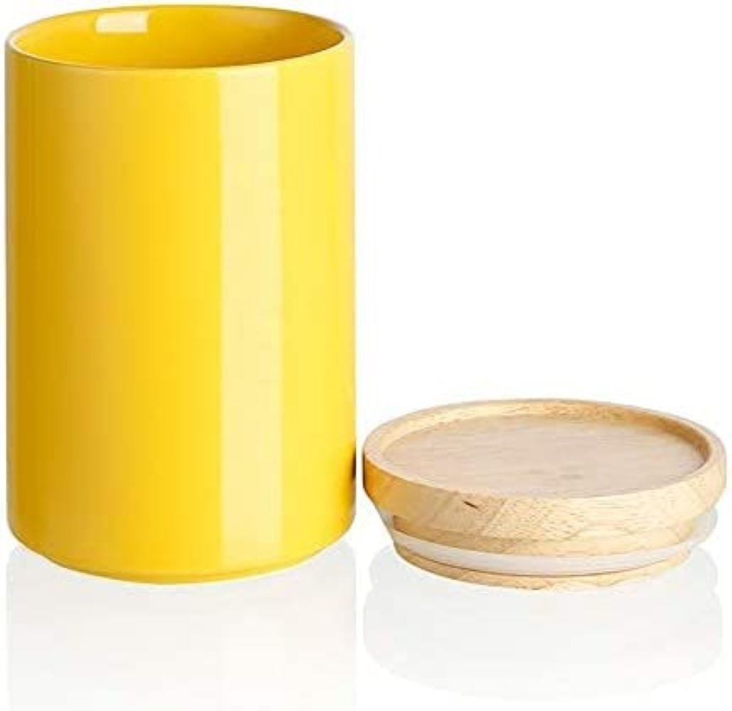 SWEEJAR Kitchen Canisters Ceramic Food Storage Jar, Stackable