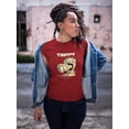 thumbnail image 2 of Modern Davidtechno Style T-Shirt Women -Image by Shutterstock, Female Medium, 2 of 4