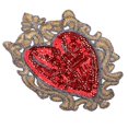 thumbnail image 1 of El patrón bordado corazón del póker cose en el arte de la tela de los bolsos de los de la insignia del remiendo Poker Crown Heart Sunnimix Remiendo bordado del póker, 1 of 8