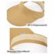 thumbnail image 3 of Sombrero para el sol de ala ancha para mujer, sombrero de sombrilla de paja para la playa que protege la cara en verano, para viajes y actividades al aire libre JFHHH pequeña, 3 of 5