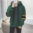 thumbnail image 3 of Sudaderas verdes con capucha para hombre, ropa de hip hop, sudaderas coreanas sencillas con capucha de color pastel para hombre, estilo divertido, novedad en sudaderas de lujo, 3 of 5